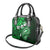 Fiji Masi Paisley With Hibiscus Tapa Shoulder Handbag Green Version LT01 - Polynesian Pride