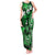 Fiji Masi Paisley With Hibiscus Tapa Tank Maxi Dress Green Version LT01 Women Green - Polynesian Pride