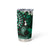 Fiji Masi Paisley With Hibiscus Tapa Tumbler Cup Green Version