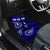 Fiji Masi Paisley With Hibiscus Tapa Car Mats Navy Blue Version LT01 - Polynesian Pride