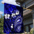 Fiji Masi Paisley With Hibiscus Tapa Garden Flag Navy Blue Version LT01 - Polynesian Pride