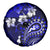 Fiji Masi Paisley With Hibiscus Tapa Spare Tire Cover Navy Blue Version LT01 - Polynesian Pride