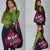 Fiji Masi Paisley With Hibiscus Tapa Grocery Bag Pink Version