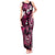 Fiji Masi Paisley With Hibiscus Tapa Tank Maxi Dress Pink Version LT01 Women Pink - Polynesian Pride