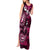 Fiji Masi Paisley With Hibiscus Tapa Tank Maxi Dress Pink Version LT01 - Polynesian Pride