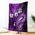 Fiji Masi Paisley Blanket Fijian Hibiscus Tapa Purple Version LT01 Purple - Polynesian Pride