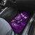 Fiji Masi Paisley Car Mats Fijian Hibiscus Tapa Purple Version LT01 - Polynesian Pride