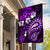 Fiji Masi Paisley Garden Flag Fijian Hibiscus Tapa Purple Version LT01 House Flag Purple - Polynesian Pride