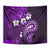 Fiji Masi Paisley Tapestry Fijian Hibiscus Tapa Purple Version LT01 - Polynesian Pride