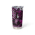 Fiji Masi Paisley Tumbler Cup Fijian Hibiscus Tapa Purple Version