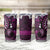 Fiji Masi Paisley Tumbler Cup Fijian Hibiscus Tapa Purple Version