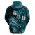 Fiji Masi Paisley Hoodie Fijian Hibiscus Tapa Sky Blue Version LT01 - Polynesian Pride