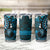 Fiji Masi Paisley Tumbler Cup Fijian Hibiscus Tapa Sky Blue Version