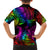 LGBT History Month Family Matching Short Sleeve Bodycon Dress and Hawaiian Shirt Polynesian Hammerhead Shark LT01 - Polynesian Pride