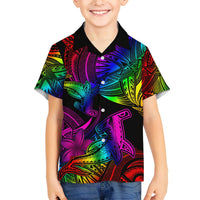 LGBT History Month Hawaiian Shirt Polynesian Hammerhead Shark LT01 - Polynesian Pride