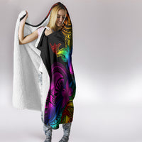 LGBT History Month Hooded Blanket Polynesian Hammerhead Shark LT01 - Polynesian Pride