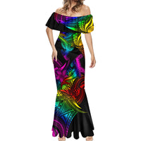 LGBT History Month Mermaid Dress Polynesian Hammerhead Shark LT01 - Polynesian Pride