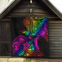 LGBT History Month Quilt Polynesian Hammerhead Shark LT01 - Polynesian Pride