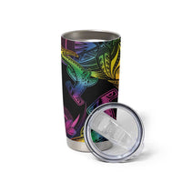 LGBT History Month Tumbler Cup Polynesian Hammerhead Shark LT01 - Polynesian Pride