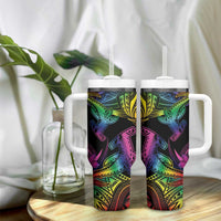 LGBT History Month Tumbler With Handle Polynesian Hammerhead Shark LT01 - Polynesian Pride