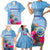 Micronesia Culture Day Family Matching Short Sleeve Bodycon Dress and Hawaiian Shirt Tribal Pattern Tropical Style LT01 - Polynesian Pride