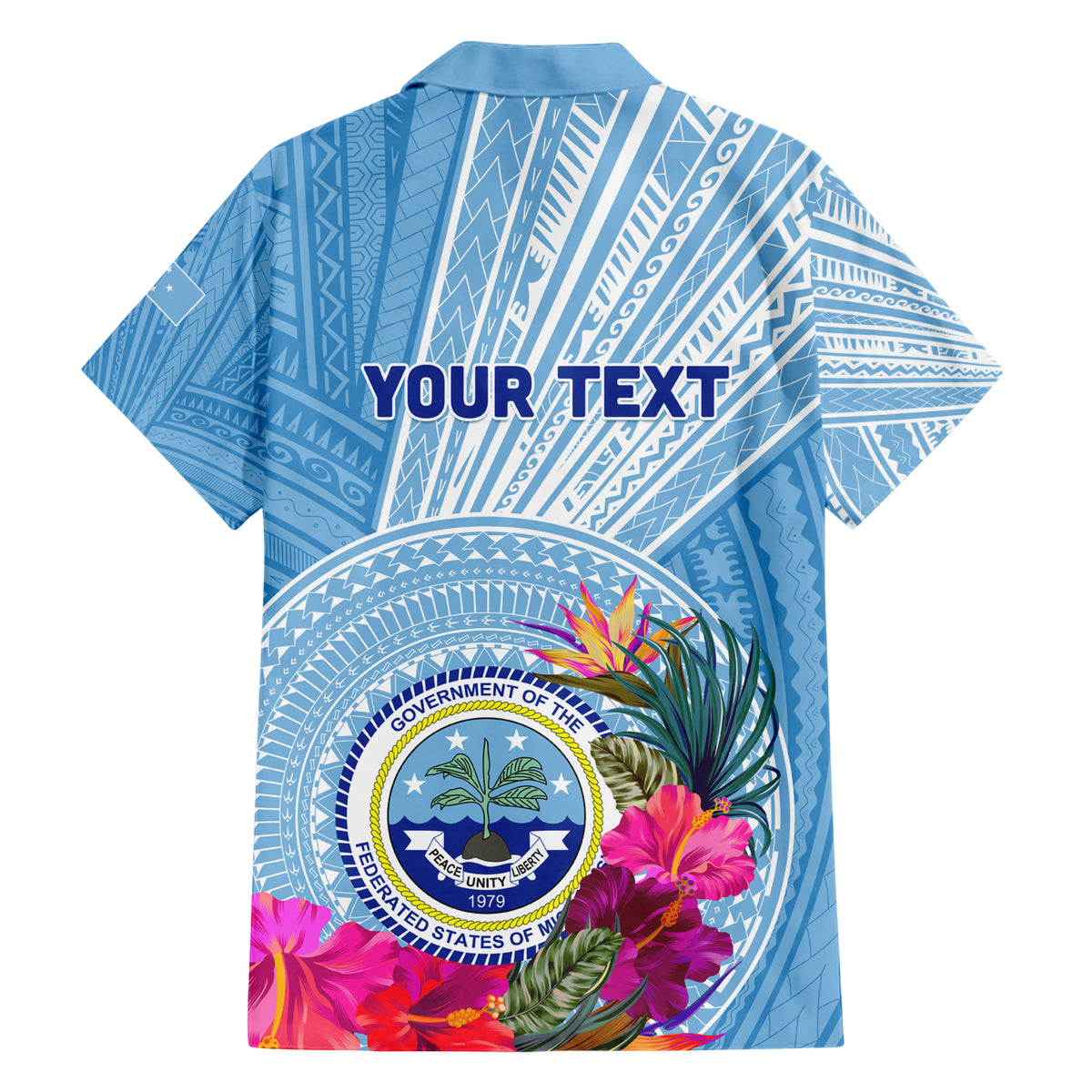 Micronesia Culture Day Family Matching Short Sleeve Bodycon Dress and Hawaiian Shirt Tribal Pattern Tropical Style LT01 - Polynesian Pride