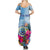 Micronesia Culture Day Family Matching Summer Maxi Dress and Hawaiian Shirt Tribal Pattern Tropical Style LT01 - Polynesian Pride