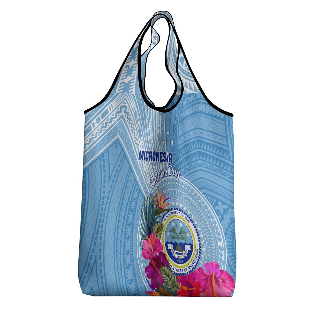 Micronesia Culture Day Grocery Bag Tribal Pattern Tropical Style LT01 - Polynesian Pride