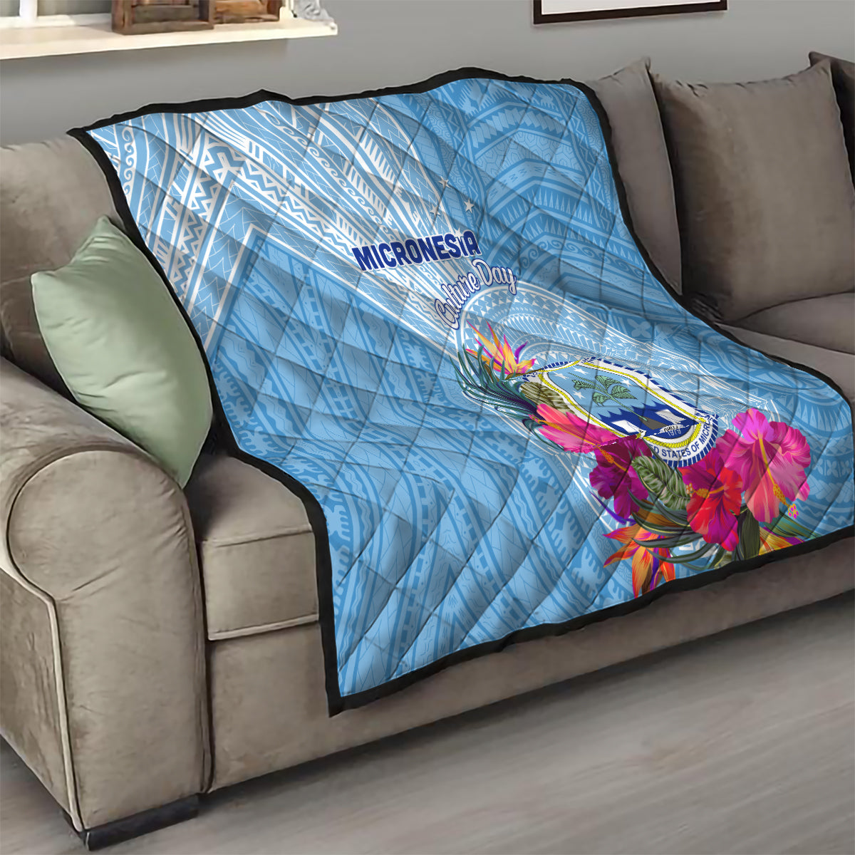 Micronesia Culture Day Quilt Tribal Pattern Tropical Style LT01 - Polynesian Pride