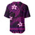 FSM Culture Day Baseball Jersey Tribal Pattern Pink Version LT01 - Polynesian Pride