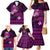 FSM Culture Day Family Matching Mermaid Dress and Hawaiian Shirt Tribal Pattern Pink Version LT01 - Polynesian Pride