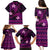 FSM Culture Day Family Matching Puletasi and Hawaiian Shirt Tribal Pattern Pink Version LT01 - Polynesian Pride