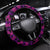 FSM Culture Day Steering Wheel Cover Tribal Pattern Pink Version LT01 Universal Fit Pink - Polynesian Pride