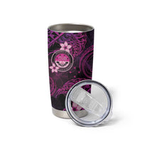 FSM Culture Day Tumbler Cup Tribal Pattern Pink Version