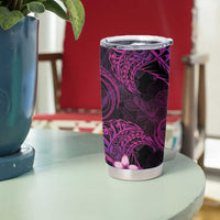 FSM Chuuk State Tumbler Cup Tribal Pattern Pink Version