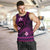 FSM Kosrae State Men Tank Top Tribal Pattern Pink Version LT01 Pink - Polynesian Pride