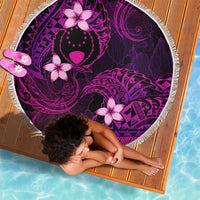 FSM Pohnpei State Beach Blanket Tribal Pattern Pink Version LT01 - Polynesian Pride