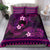 FSM Pohnpei State Bedding Set Tribal Pattern Pink Version LT01 - Polynesian Pride