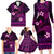 FSM Pohnpei State Family Matching Long Sleeve Bodycon Dress and Hawaiian Shirt Tribal Pattern Pink Version LT01 - Polynesian Pride