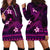 FSM Pohnpei State Hoodie Dress Tribal Pattern Pink Version LT01 - Polynesian Pride