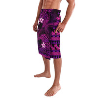 FSM Pohnpei State Lavalava Tribal Pattern Pink Version LT01 - Polynesian Pride