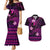 FSM Yap State Couples Matching Mermaid Dress and Hawaiian Shirt Tribal Pattern Pink Version LT01 Pink - Polynesian Pride