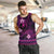 FSM Yap State Men Tank Top Tribal Pattern Pink Version LT01 Pink - Polynesian Pride