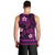 FSM Yap State Men Tank Top Tribal Pattern Pink Version LT01 - Polynesian Pride