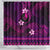 FSM Yap State Shower Curtain Tribal Pattern Pink Version LT01 - Polynesian Pride