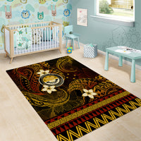 FSM Culture Day Area Rug Tribal Pattern Gold Version LT01 - Polynesian Pride