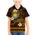 FSM Culture Day Family Matching Mermaid Dress and Hawaiian Shirt Tribal Pattern Gold Version LT01 Son's Shirt Gold - Polynesian Pride