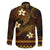 FSM Culture Day Family Matching Puletasi and Hawaiian Shirt Tribal Pattern Gold Version LT01 - Polynesian Pride