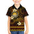 FSM Culture Day Family Matching Puletasi and Hawaiian Shirt Tribal Pattern Gold Version LT01 Son's Shirt Gold - Polynesian Pride