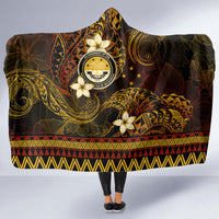 FSM Culture Day Hooded Blanket Tribal Pattern Gold Version LT01 - Polynesian Pride
